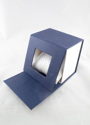 Сине-белая подарочная упаковка - коробка для часов ( код: IBW0...