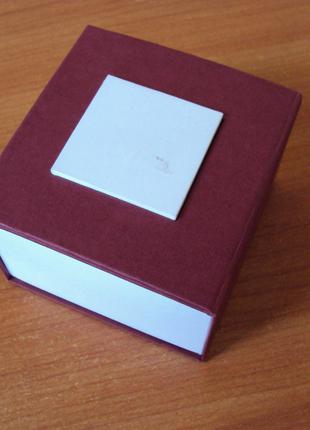 Бордовая подарочная коробка для часов, футляр, шкатулка ( код:...