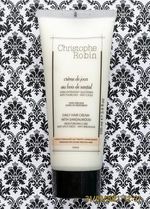 Увлажняющий крем для волос christophe robin day hair cream wit...
