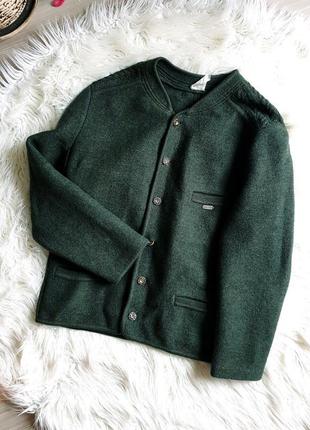 Немецкий батальный большой добротный шерстяной пиджак зеленый ...