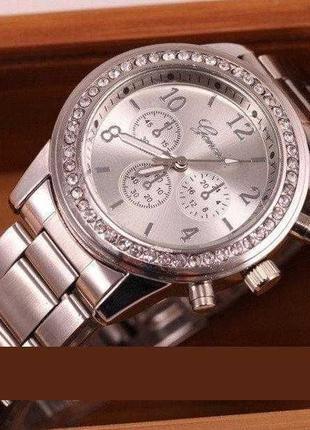 Жіночий годинник GENEVA SWAROVSKI silver