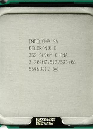Intel Celeron D 352 (512K Cache, 3.20 GHz, 533MHz) s775