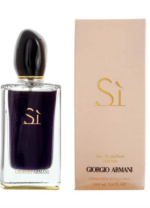Женский парфюм Giorgio Armani Si Eau de Parfum Intense