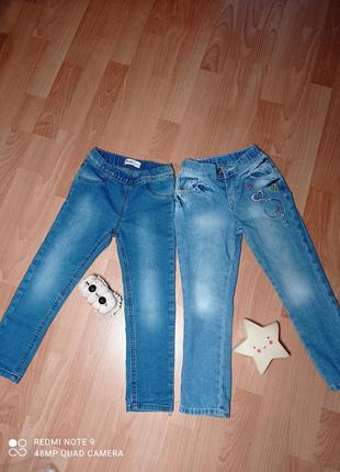 Джинсы на девочку gloria jeans (gee jay) 104 см комплект