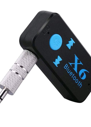 Bluetooth Ресивер X6 - Аудио Приемник Звука + TF Кардридер