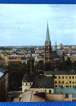 Открытка Sankt Johannes Kyrka, Stockholm (Стокгольм, 2019)