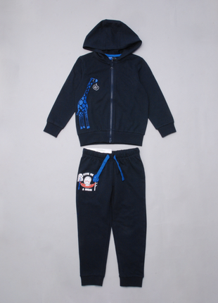 Спортивний костюм для хлопчика lupilu темно-синій