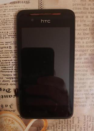 Дисплей для HTC Desire 210 Dual Sim с сенсором и рамкой черный