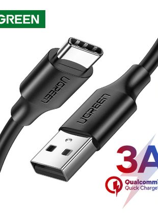 Ugreen USB Type C кабель быстрой зарядки Реальные 5V/3A 0.25м