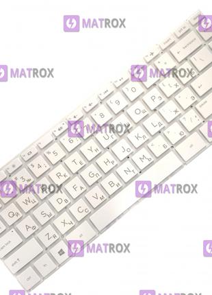 Клавіатура для ноутбука HP Pavilion X360 14-CD series, white, ru