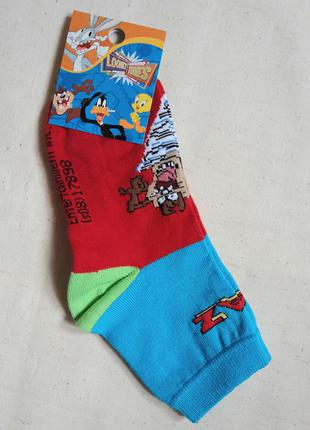 Яскраві оригінальні шкарпетки тасманський вовк looney tunes ро...