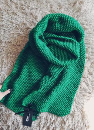 Шарф, зеленый шарф