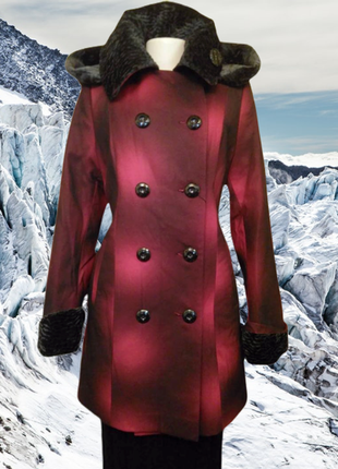 Пальто жіноче зимове, на синтепоні shotelli, з капюшоном