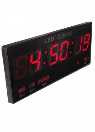 Настенные электронные часы LED Digital Clock 4622 Red/Красные
