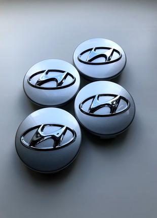 Ковпачки в диски Хюндай Hyundai 61мм
