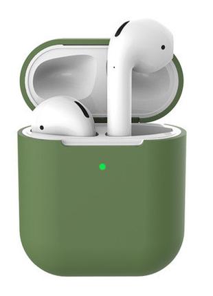 Чохол Силікон Apple AirPods 2 Зелений
