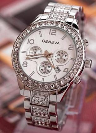 Часы женские geneva silver