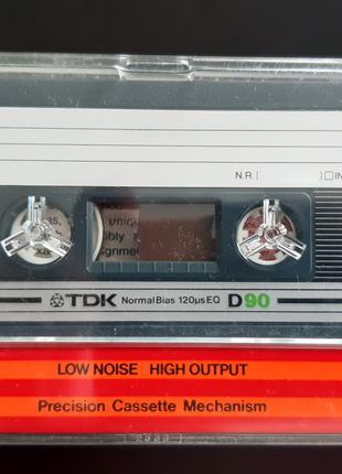 Касета TDK D 90 (Release year: 1982)