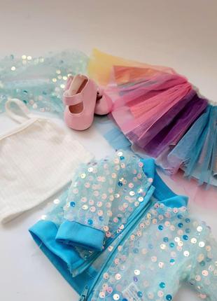 Одежда для куклы Baby Born / Беби Борн набор одежды Единорожка...