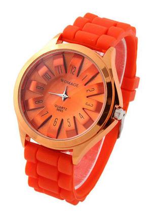 Жіночі наручні годинники womage, помаранчевий