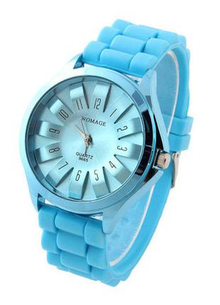 Жіночі наручні годинники womage, блакитний