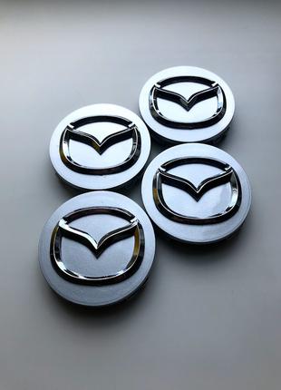 Ковпачки в диски Мазда Mazda 56мм 167-CAP колпачки заглушки