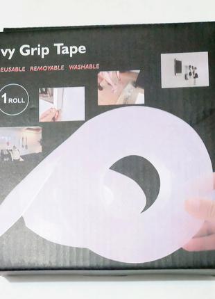 Многоразовый двусторонний скотч Grip Tape 5 м