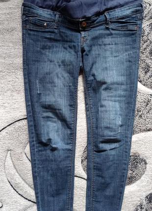 Джинсы для беременных h&m штаны скини джинси для вагітних