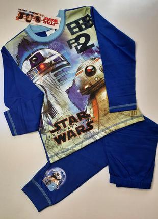 Пижама на мальчика star wars комплект набор реглан и штаны 116...