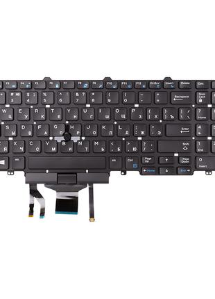 Клавіатура для ноутбука DELL Latitude E5550, E5570 чорний, без...