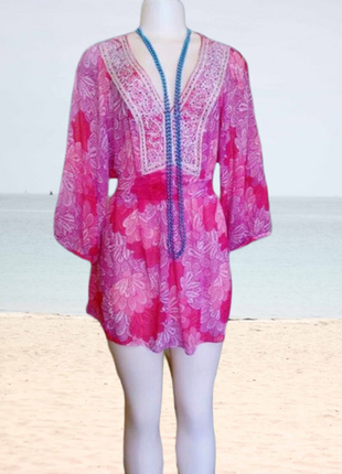 Туника, мини платье monsoon, богатая вышивка пог-58 см.