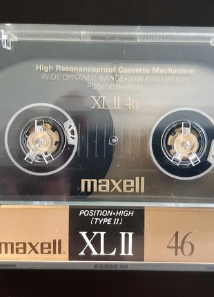 Касета Maxell XL II 46 (Release year: 1988)