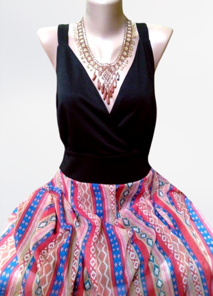 Новое платье-сарафан fashion union, асимметричная юбка, большо...