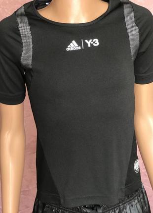 Black спортивная футболка adidas roland garros y-3 оригинал xxs