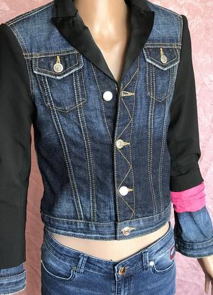 New джинсовый пиджак от кутюр куртка dsquared2 оригинал девочк...