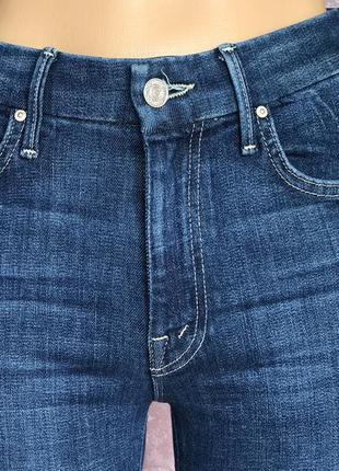 Blue люксовые тянущиеся джинсы mother оригинал сша