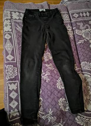 Джинсы черные, брюки фирмы new look jegging, штаны