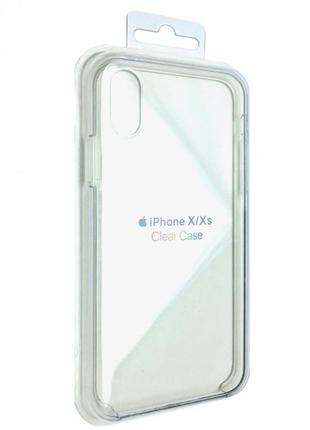 Чехол-накладка apple clear case для apple iphone x / xs (clear)