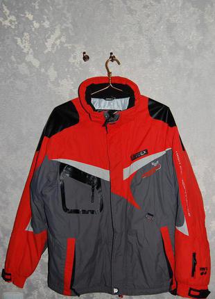 Красивая лыжная куртка итальянского бренда roger, мембранная,52 р