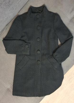 Стильное классическое пальто демисезон xs/s