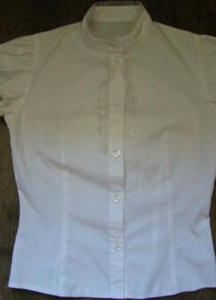 Продам белоснежную нарядную блузку на 9-11 лет в отличном сост...
