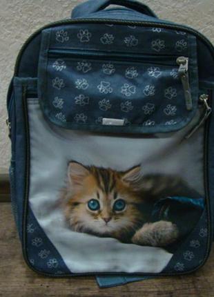 Продам рюкзак школьный bagland (котенок)