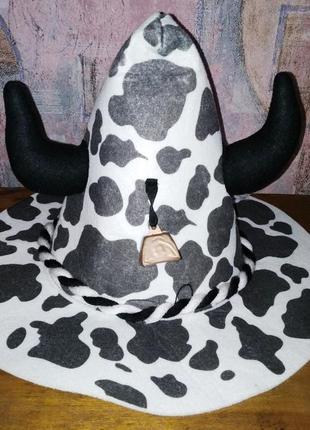 Костюмированная шляпа коровы
