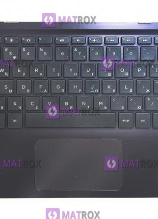 Клавіатура для ноутбука HP Pavilion x360 11-K series, black, ua