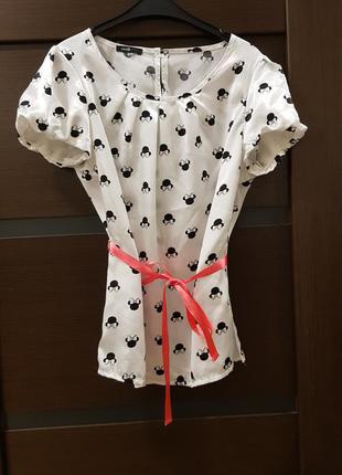 Блузка/сорочка з принтом міккі маус