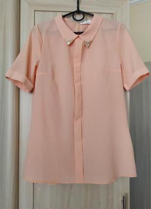 Блуза персикового цвета!