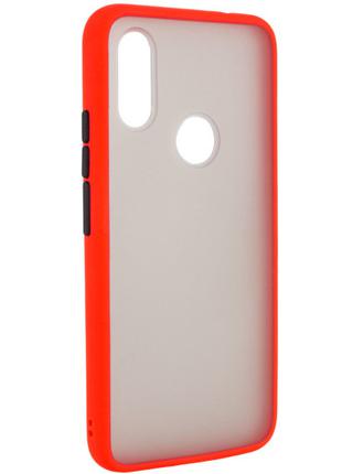 Противоударный матовый чехол для Xiaomi Redmi Note 7 Красный