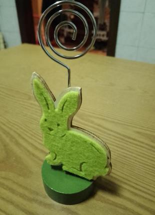 Фоторамка кролик подставка для фото кролик дерево