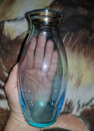 Ваза форма бутылки стекло