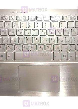 Клавиатура для ноутбука Sony VAIO PRO 11 SVP11 series, ru, silver